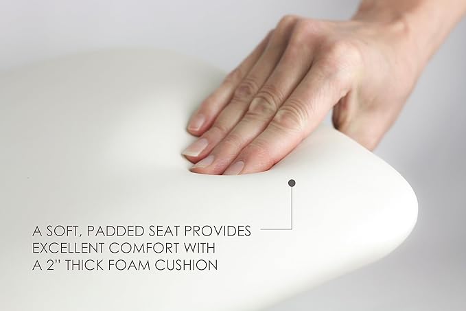 32" x 22.5" White Padded Wall Mount Folding Right-Handed Transfer Bench Shower Seat with Legs, ADA Compliant
