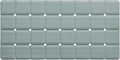 Silicone Bath Mat with Suction Cups – Non-Slip Foldable Bathtub & Shower Mat, Durable & Quick-Dry Safety Tub Mat with Large Drain Holes for Families 28"x 14" Grey