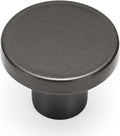 Ravinte 5 Pack Cabinet Knobs Pearl Grey Kitchen Cabinet Knobs Round Dresser Drawer Pulls Closet Door Pulls 1-1/5 Inch