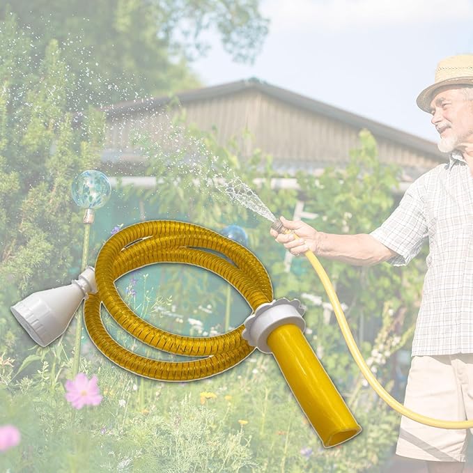 Compact ABS Shower Hose, Quick Connect Design with Control, Bathroom & Pet Cleaning Applications, Tool-Free Installation Shower Hose