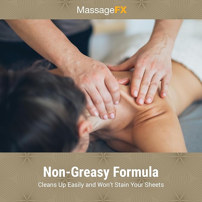 Massage FX Unscented Massage Lotion, 5 Gallon Bucket - Fragrance Free Bulk Bucket for Professional Massage Therapy - Can Refill Pump Bottles - Massage Sore Feet, Back, Face, Arms, Shoulders, and Legs