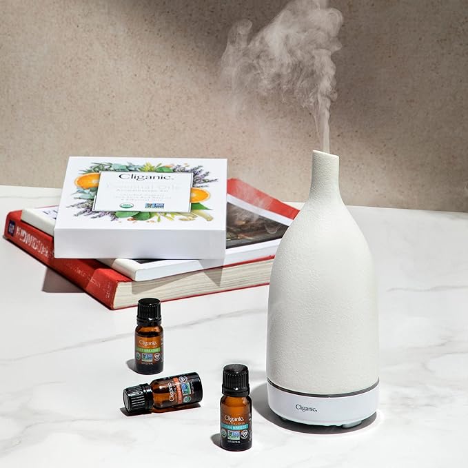 Cliganic Organic Ylang Ylang Essential Oil, 100% Pure Natural for Aromatherapy | Non-GMO Verified (Packaging May Vary)