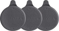 MR.SIGA Silicone Bathtub Stopper, Drain Stopper for Shower, Sink, 5.1" Diameter, Grey, 3 Pack