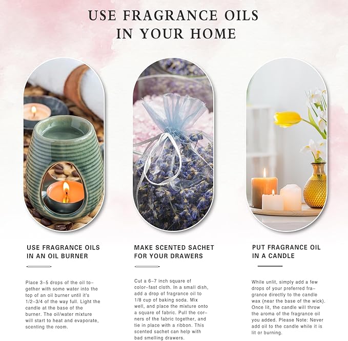 PHATOIL 100ML Lemon Fragrance Oils for Aromatherapy, Diffuser Oils for Home, Perfect for Humidifier, Yoga, DIY Candle and Soap Making - 3.38FL.OZ