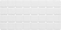 Silicone Bath Mat with Suction Cups – Non-Slip Foldable Bathtub & Shower Mat, Durable & Quick-Dry Safety Tub Mat with Large Drain Holes for Families 28"x 14" White