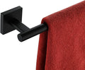 KOKOSIRI 32'' Towel Rails Bathroom Towel Bars Matte Black 32 Inch Bath Towel Holder for Washroom Kitchen Wall Stainless Steel B4005BK-L32