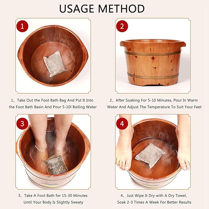 48 Flavor Herbal Detox Foot Soak - Foot Bath Herb Pedicure Spa Bath Soak Foot Detox Soak to Remove Toxins - Relieve Fatigue 、Improve Sleep、Dispel Cold & Dampness (900 g (30g x 30pcs), Green)