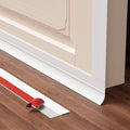 Door Seal Strip for Door Frame, 36ft Silicone Shower Glass Door Seal Strip, Door Gap Filler Bottom & Side Sealing Strip, 2 Inch Wide