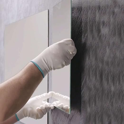 Akfix 900N Clear 100% Silicone Adhesive for Mirror (12x10.5 fl.oz.) - Solvent-Free Mirror Adhesive, Low Odor, Non-Corrosive, Durable, Fast Curing, Paintable, Flexible Silicone Caulk | Clear, 12 Pack
