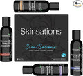 Skinsations - Massage Oil Kit (Set of 4) Natural Scents of Vanilla, Cinnamon, Lavender | Blend of Sweet Almond Oil, Fractionated Coconut Oil, Grapeseed Oil & Jojoba Oil, Travel Size