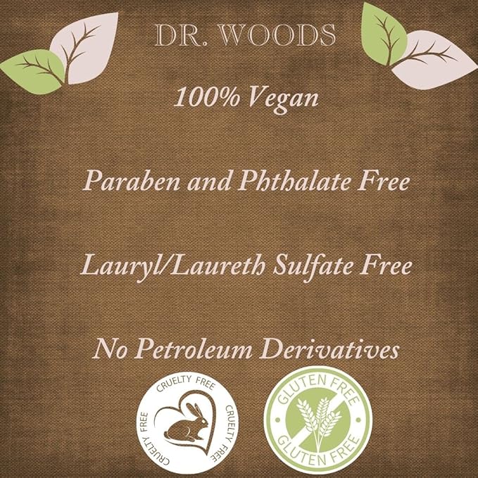 Dr. Woods Pure Almond Oil Liquid Castile Soap - Natural Cleansing for Face, Hands, and Body, for Men and Women - 32 Fl Oz, Pack of 3