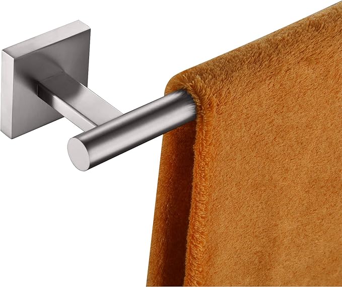 KOKOSIRI Towel Holder 12 Inch Bathroom Hand Towel Bar for Bath Kitchen Toilet Brushed Nickel Stainless Steel B4005BR-L12
