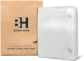 Bowery Home NOT Made in China Eco-Friendly Recycled PEVA Shower Curtain Liner – Waterproof, Sustainable, Non-Toxic Shower Curtain Liner, with Rust-Proof Grommets, 72x72IN, 8G – Clear