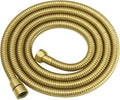 RUMOSE 79 inches Shower Hose Extra Long Stainless Steel Shower Tube Attachment Flexible Handheld Shower Sprayer Hose, Brushed Gold