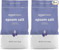 Amazon Basics Epsom Salt, Lavender Scented, 3 Pound, 2-Pack | Soaking Aid | Previously Solimo