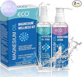 Pure Magnesium Oil Spray & Lotion Duo, Topical Magnesium Oil Lotion for Feet, Skin & Body, Easy to Absorb and Use, Women & Men