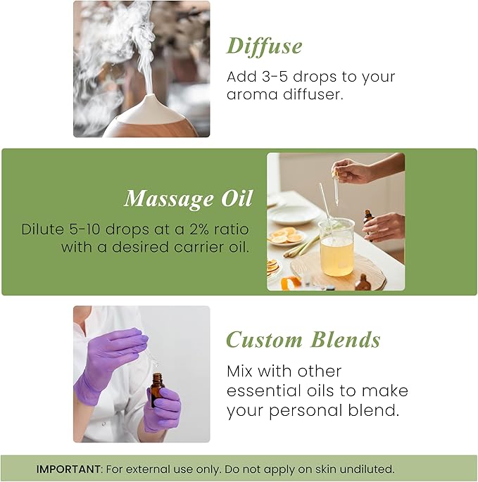 Handcraft Blends Palmarosa Essential Oil – 1 Fl Oz – 100% Pure and Natural – Premium Grade Essential Oil for Diffuser and Aromatherapy, Skin, Massage, Candle and Soap Making Fragrance
