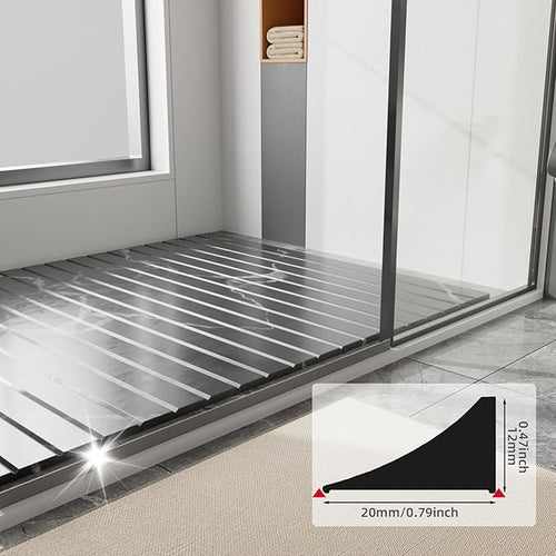 118inch Water Guard for Kitchen Sink，Silicone Rubber Kitchen Splash Guard, Corner Water Retaining Dam Strip for Countertop,Shower, Bathroom，Self Adhesive Caulk Seal Strip Edge Trim (Grey)