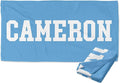 Ships Next Day - Personalized Beach Towel for Kids & Adults - Printed in USA - Custom Towels with Picture and Text - Quick Dry Pool Towels - Cotton/Poly Blend - 30" x 60" - Solid Color