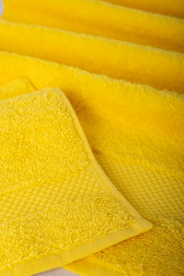 Hencely Bath Sheet Set of 2-(35x64 Inches)-Luxury Extra Large Oversized Towels, 100% Cotton - Quick Dry, Highly Absorbent, Super Soft - Ideal for Spa, Hotel, Bathroom - (Bath Sheets 2 Pack, Yellow)