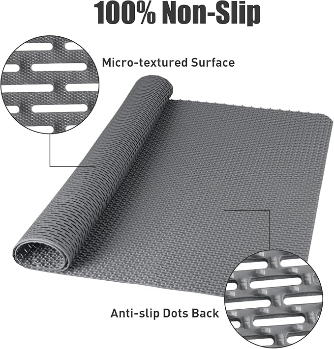 Large Anti Slip Shower Mat - Yonala 39.4" x 31.5" Non Slip Shower Mat for Inside Shower, Trimmable PVC Shower Floor Mat for Shower Stall, Bathroom, Tub, Quick Drying Matt