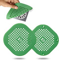Drain Cover Hair Catcher Drain Plug Hair Stopper Drain Protector for Shower Bathroom Accessories Bathtub 2 Pack Xmas Green