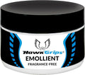 HawkGrips 2oz Unscented Massage Emollient, Oil-Based Vegan Formula with Shea Butter for IASTM & Soft Tissue Techniques, Smooth Lubrication, Non-Greasy Cream Alternative, Professional Use, Pack of 1