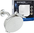 Shower Clear-The World’s Only Cleanable Shower Head with Patented Open-Clean Design to Reduce Moisture and Buildup, High Pressure Flow, Universal Fit -Nickel (1.1 lbs, 5.5 inches)
