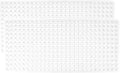 GORILLA GRIP Patented Bath Tub Shower Mat, 2 Pack, Machine Washable Bathtub Floor Liner Mats, Suction Cups and Drain Holes to Keep Tubs Clean, Soft on Feet, Bathroom Essentials, 35x16 Inch, White