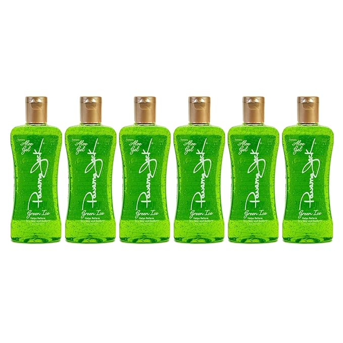 Panama Jack Green Ice Gel - Aloe Vera After Sun Formula Contains No Alcohol, Helps Preserve Tan, Relieves & Moisturizes Dry Skin & Sunburn, 8 FL OZ