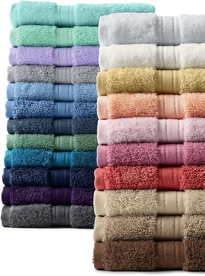 Lands' End Supima Towel White 6 Piece Towel Set