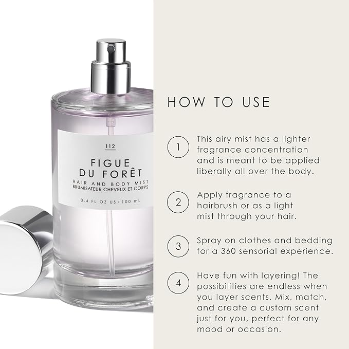 Le Monde Gourmand Sel Océan Hair & Body Perfume Mist - 3.4oz (100ml) - Honeysuckle, Muguet and Pink Sea Salt Fragrance Notes