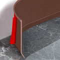 Flexible Baseboard Molding Trim 6 Inch Self-Adhesive Vinyl Wall Base Peel and Stick Cove Base Rubber Wall Baseboard Moulding Trim (60Ft, Brown)