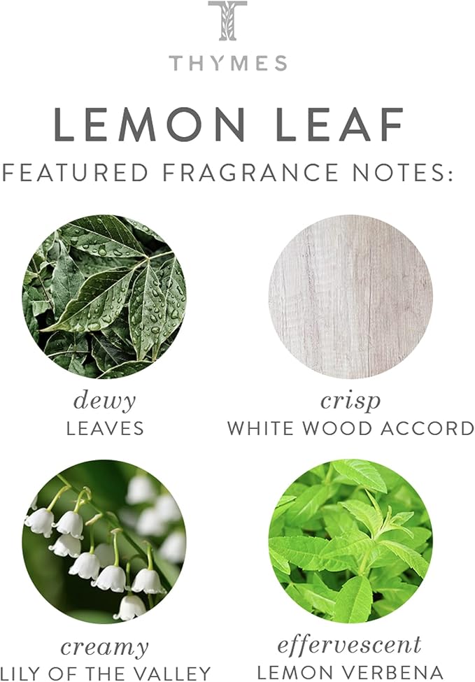 Thymes Fragrance Mist - 3 Oz - Lemon Leaf