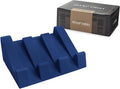 Silicone Soap Dish (USA Patented) Self Draining Bar Soap Holder for Shower Bathroom Sink, Drying Soap Dish Tray Kitchen Sponge Holder Easy Cleaning Soap Saver Mat (Midnight Navy, 1)