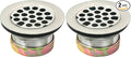 Everflow Stainless Steel Duplex Sink Strainer (Pack of 2)