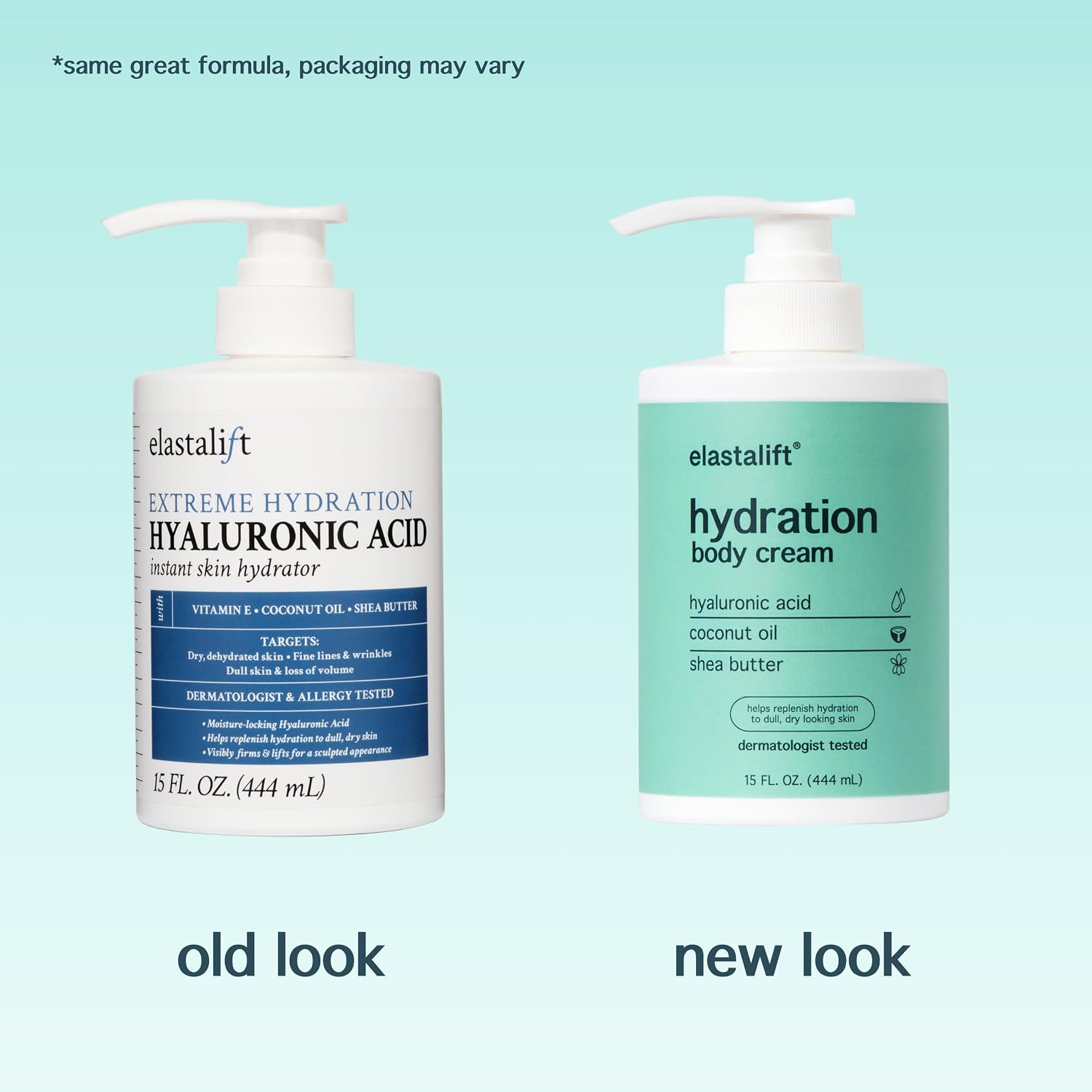 Elastalift Hyaluronic Acid Moisturizer Body Lotion | Anti Aging Skin Care Body Cream & Face Lotion Diminishes Look Of Wrinkles, Sagging Skin, Crepey Skin, Cellulite, Stretch Marks, & Dry Skin, 2-Pack