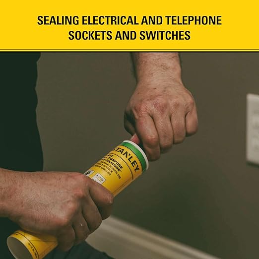 Stanley S421 All-Purpose RTV Silicone Sealant (12 x 10.1 fl.oz.) – 100% Waterproof Gray Caulk | Industrial-Grade Silicone for Kitchen, Bathroom, Shower, Window, Door, Indoor & Outdoor Use | 12 Pack