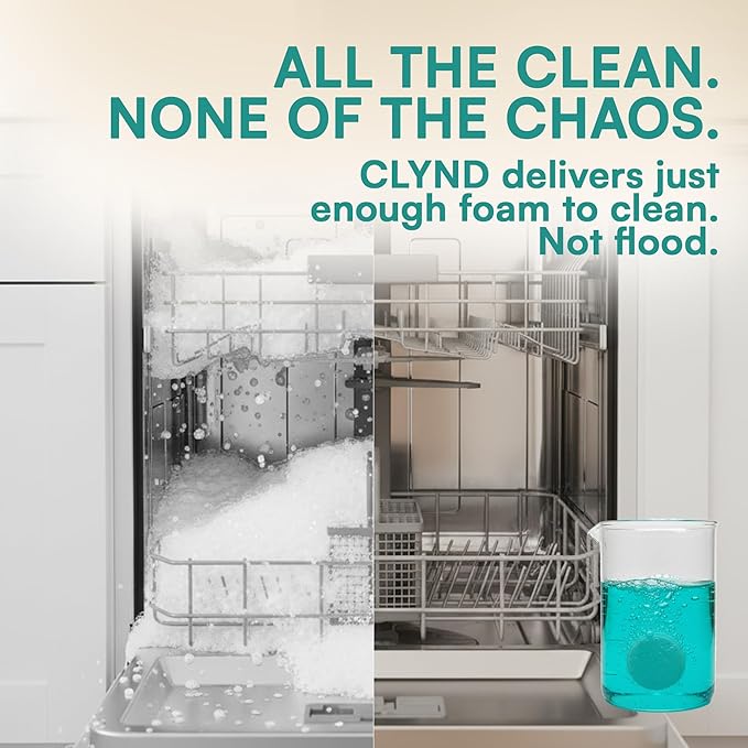 Dishwasher Cleaner and Deodorizer Tablets - 24 Pack Deep Clean Dishwasher Cleaning Tablets, Heavy Duty Streak-free Shine Dish Washer Cleaner, Natural Descaler and Odor Eliminator 12 Month Supply