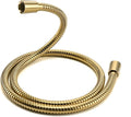 Shower Hose Replacement For Cleaning 304 Stainless Steel Shower Head Hoses 59 Inches High Pressure Bidet Hose Flexible Rose Gold Extension Showerhead Hoses Extra Long (Gold, 48 In)