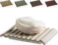 Soap Holder, Ceramic Bar Soap Dishes Soap Saver for Bathroom, Shower, Sink, Kitchen, Countertop, Bath Tub, Keep Soap Bars Dry, White