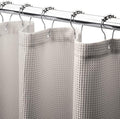 AmazerBath Waffle Shower Curtain 78 Inches Long, Khaki Shower Curtain Fabric Heavy Duty 240GSM, Hotel Quality Bathroom Shower Curtains Tan, Hooks not Included, 72 x 78 Inches