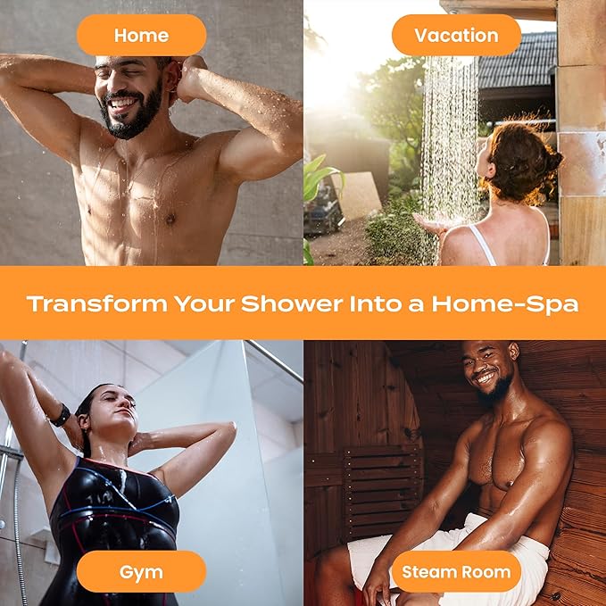 Body Restore Shower Steamers Aromatherapy 15 Pack - Christmas Stocking Stuffers for Men, Birthday Gifts for Women, White Elephant, Relaxation, Self Care - Citrus