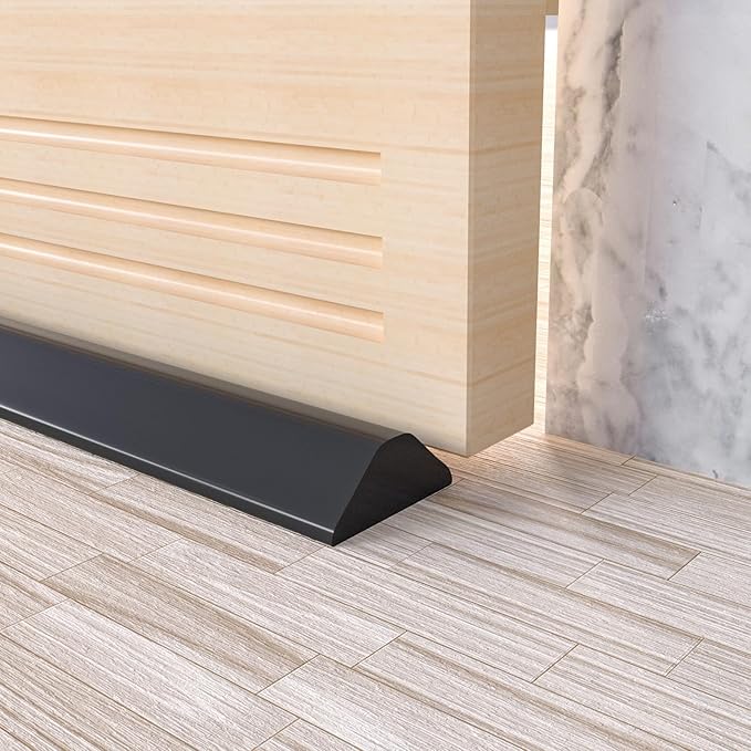 Collapsible Shower Threshold Water Dam, Shower Door Water Dam Barrier, Dry and Wet Separation Door Dam Water Stopper Kitchen Shower Threshold Silicon Water Blocker(98Inch)