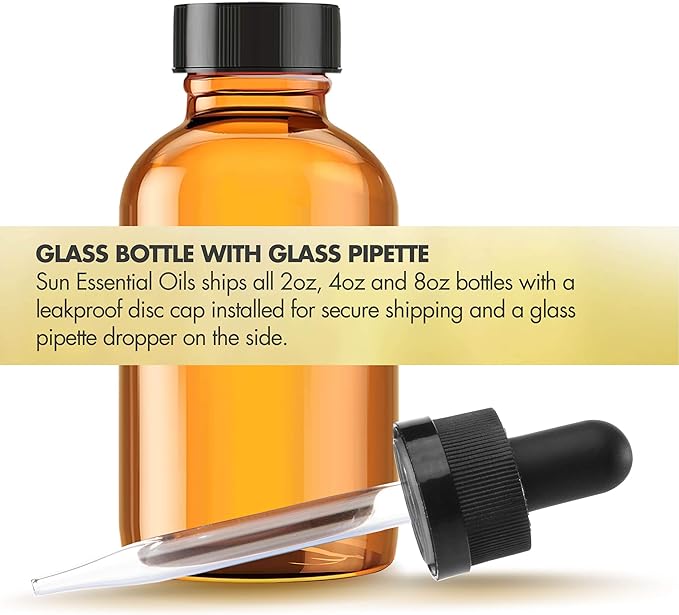Sun Essential Oils - Breathe Blend Oil (Huge 4 oz Bottle) Breathe Easy Essential Oil for Aromatherpay, Diffusers, Home - 118 ml