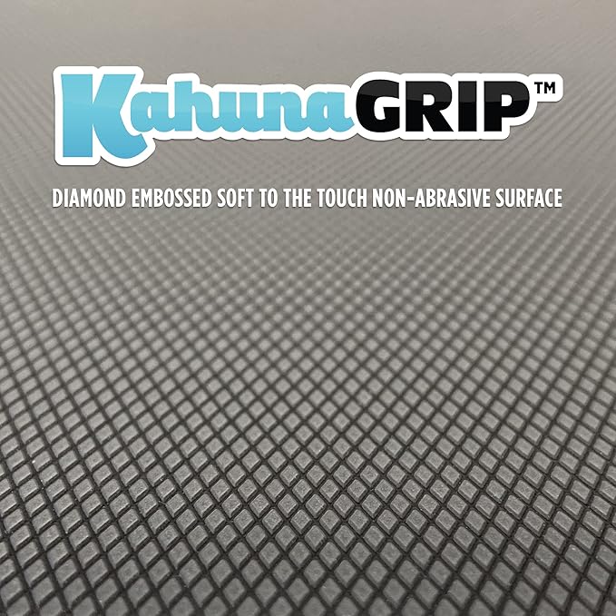 Kahuna Grip Bathtub Bath and Shower 5¼" Hexagon Non-Slip Traction Treads (Black)