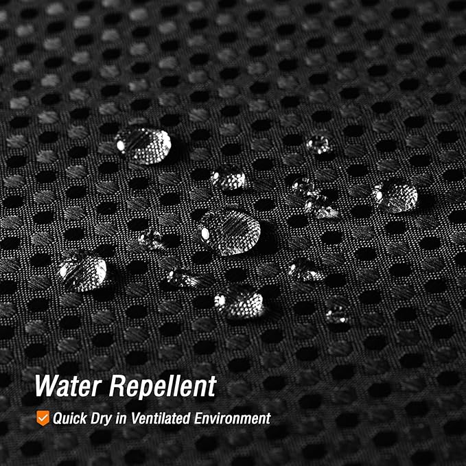 Gibelle Long Shower Curtain 72 x 78, Tall Waffle Weave Textured Fabric Shower Curtain for Bathroom, Water Repellent, Machine Washable, Black