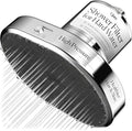 Qure Shower Filter Head for Hard Water, healthier Hair, Skin & Nails, Reduces 99% Chlorine, High Pressure Showerhead, Improve your Beauty and Skincare Routine, Dermatologist-approved - Silver