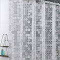 WELTRXE Extra Long Shower Curtain Liner, 72 x 78 Inch EVA 8G Waterproof Plastic Bathroom Shower Curtain with 3 Magnets, Heavy Duty, No Smell, Chlorine Free with 12 Hooks