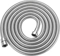 RUMOSE 118 inches Shower Hose Extra Long Stainless Steel Shower Tube Attachment Flexible Handheld Shower Sprayer Hose, Polished Chrome